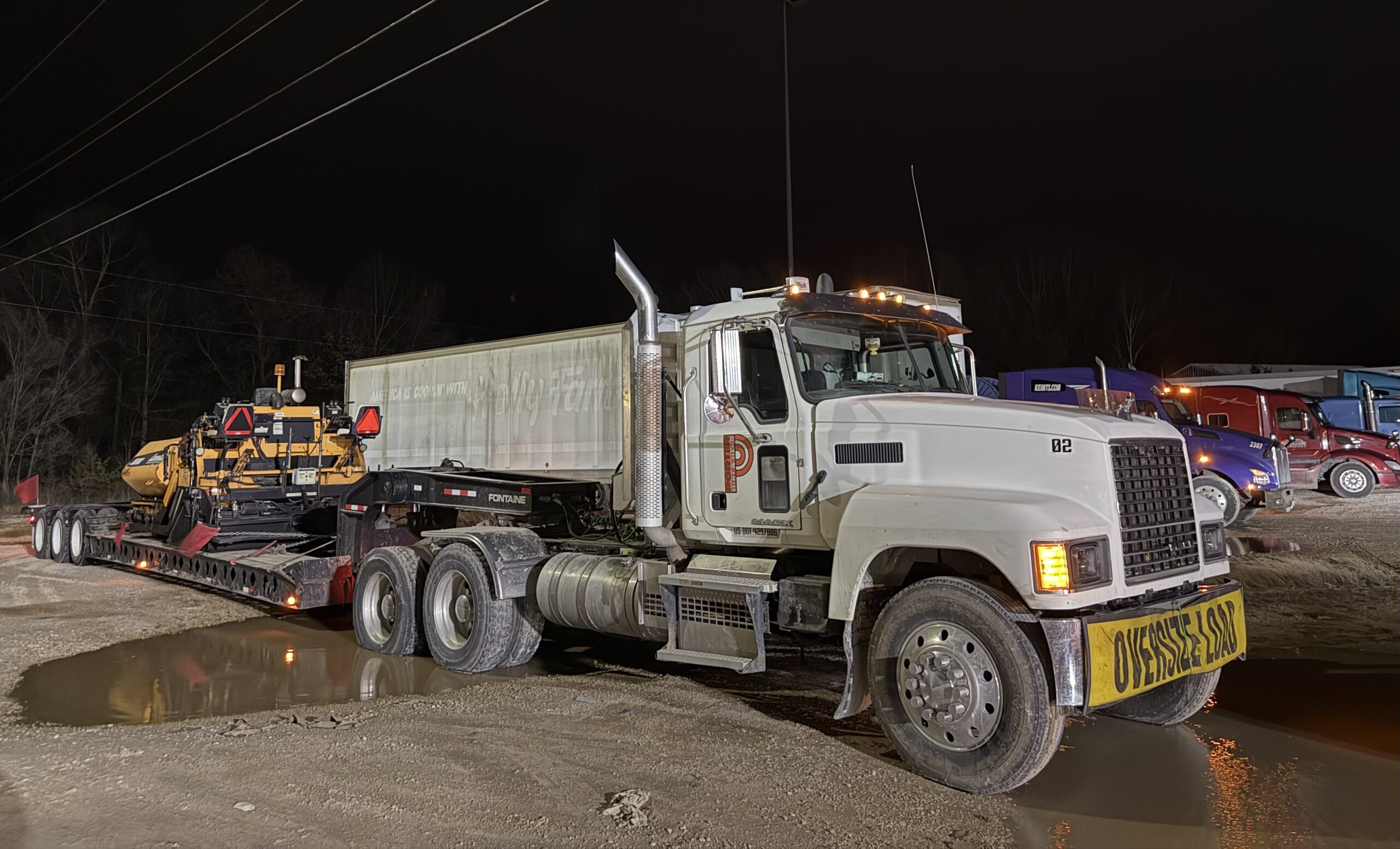 hauling truck